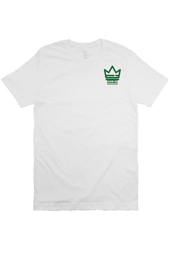 Embroidered God is Fashion Crown Tee