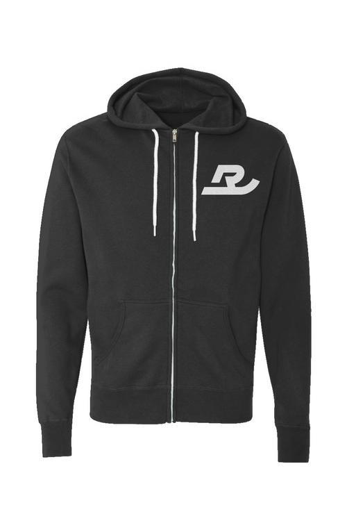 Embroidered Big R Full-Zip Hoodie
