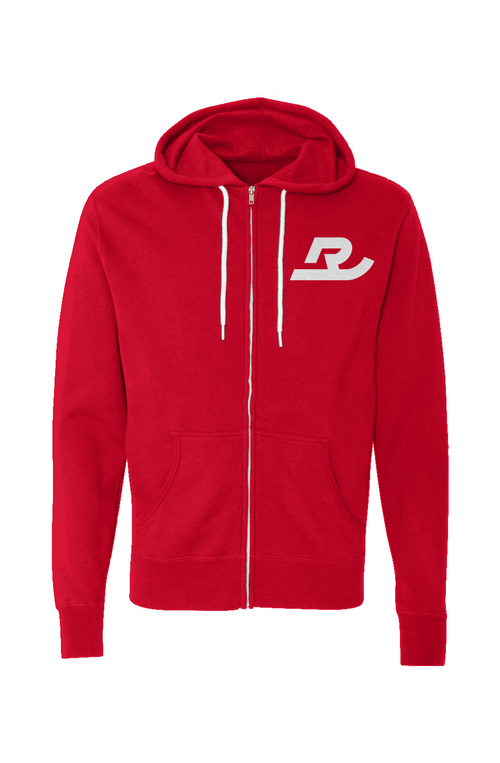 Embroidered Big R Full-Zip Hoodie