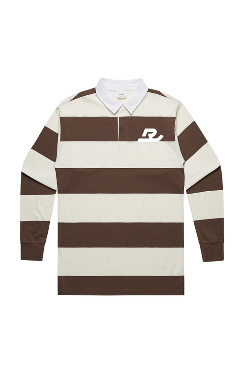 Embroidered Big R Rugby Stripe Jersey