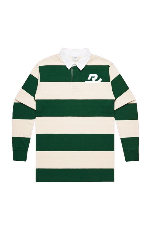 Embroidered Big R Rugby Stripe Jersey