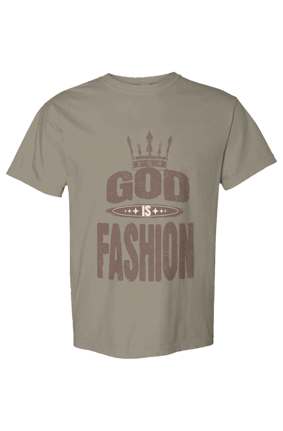 Bold letter God is Fashion Tee