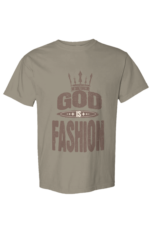 Bold letter God is Fashion Tee