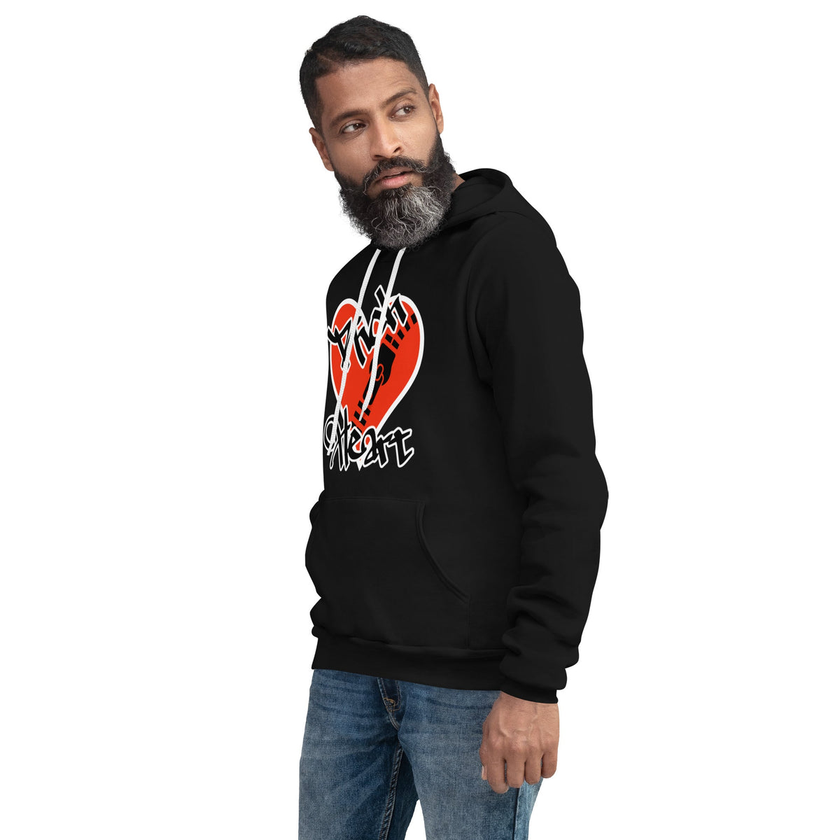 Rich Heart pullover hoodie