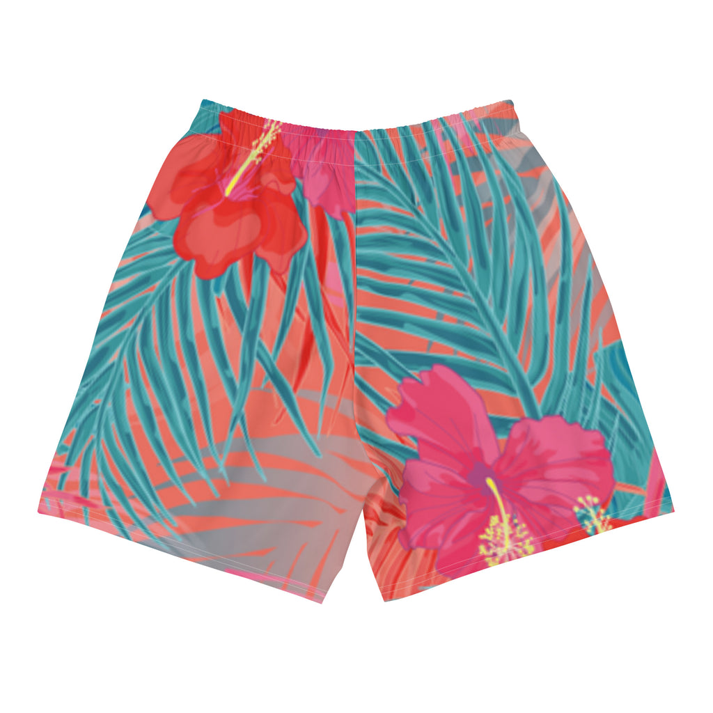 Zinnia Flower  Athletic Shorts