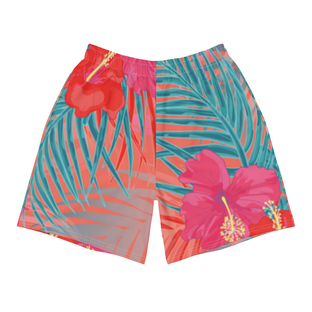 Zinnia Flower  Athletic Shorts