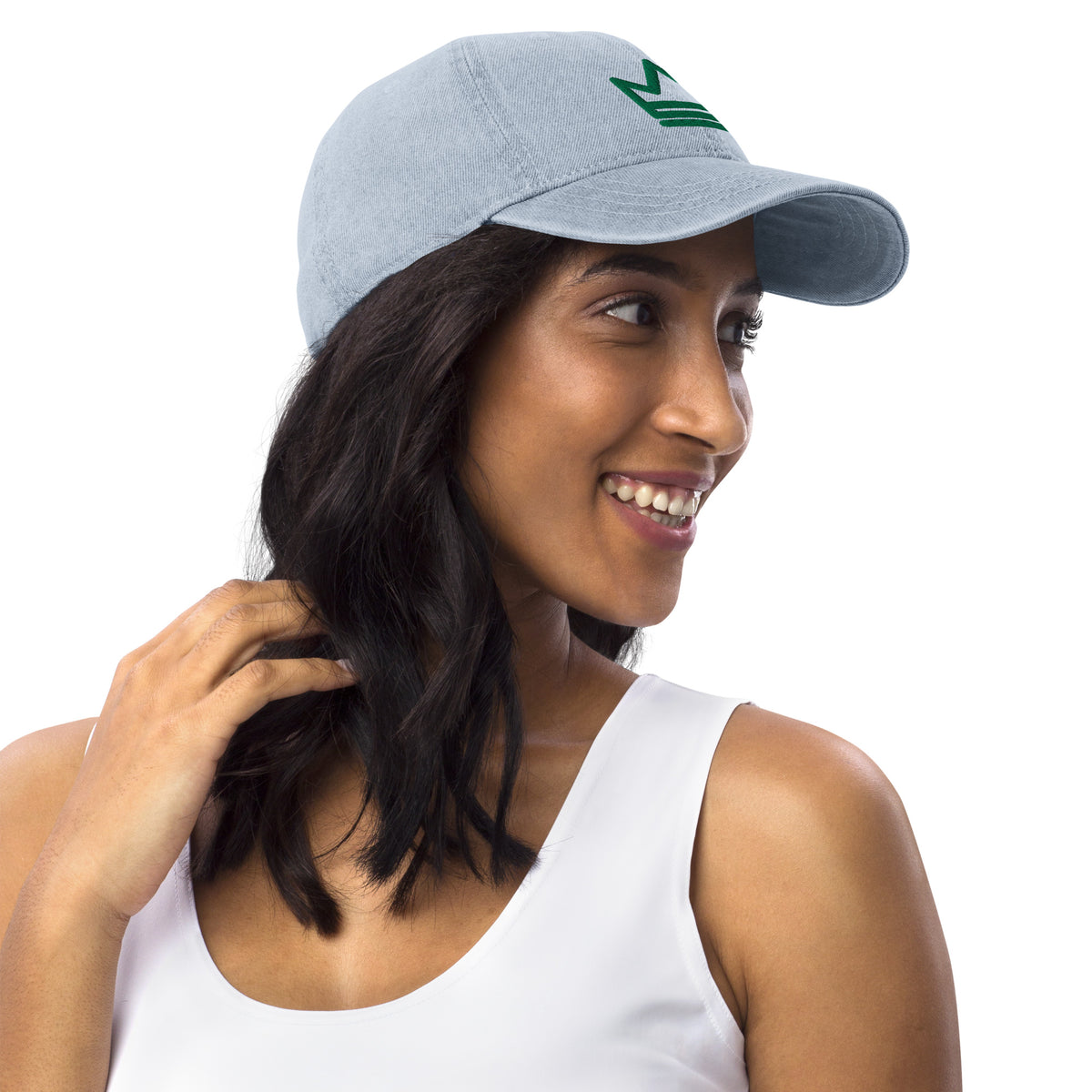 God is Fashion Embroidered Denim Hat