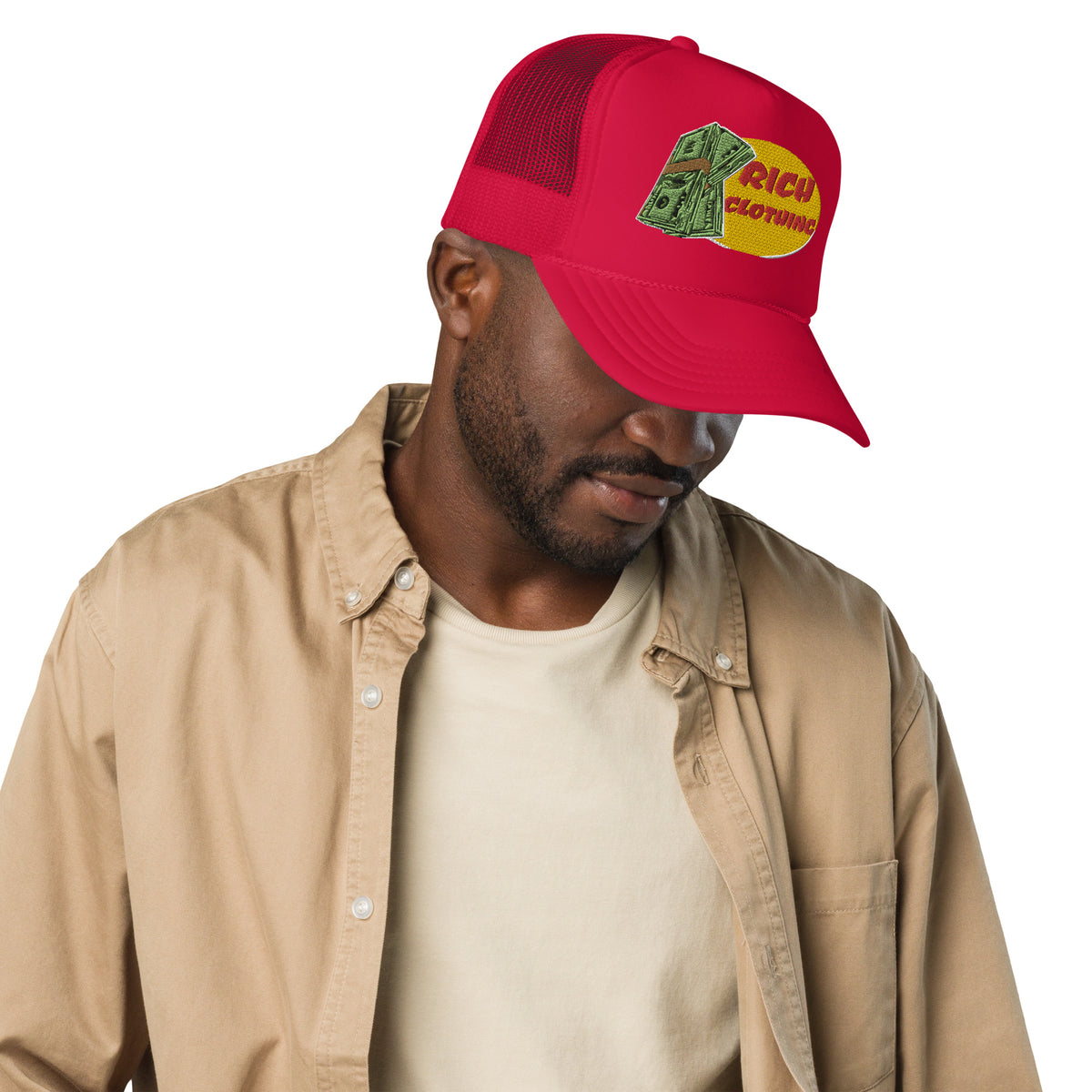 Money Stack Foam trucker hat