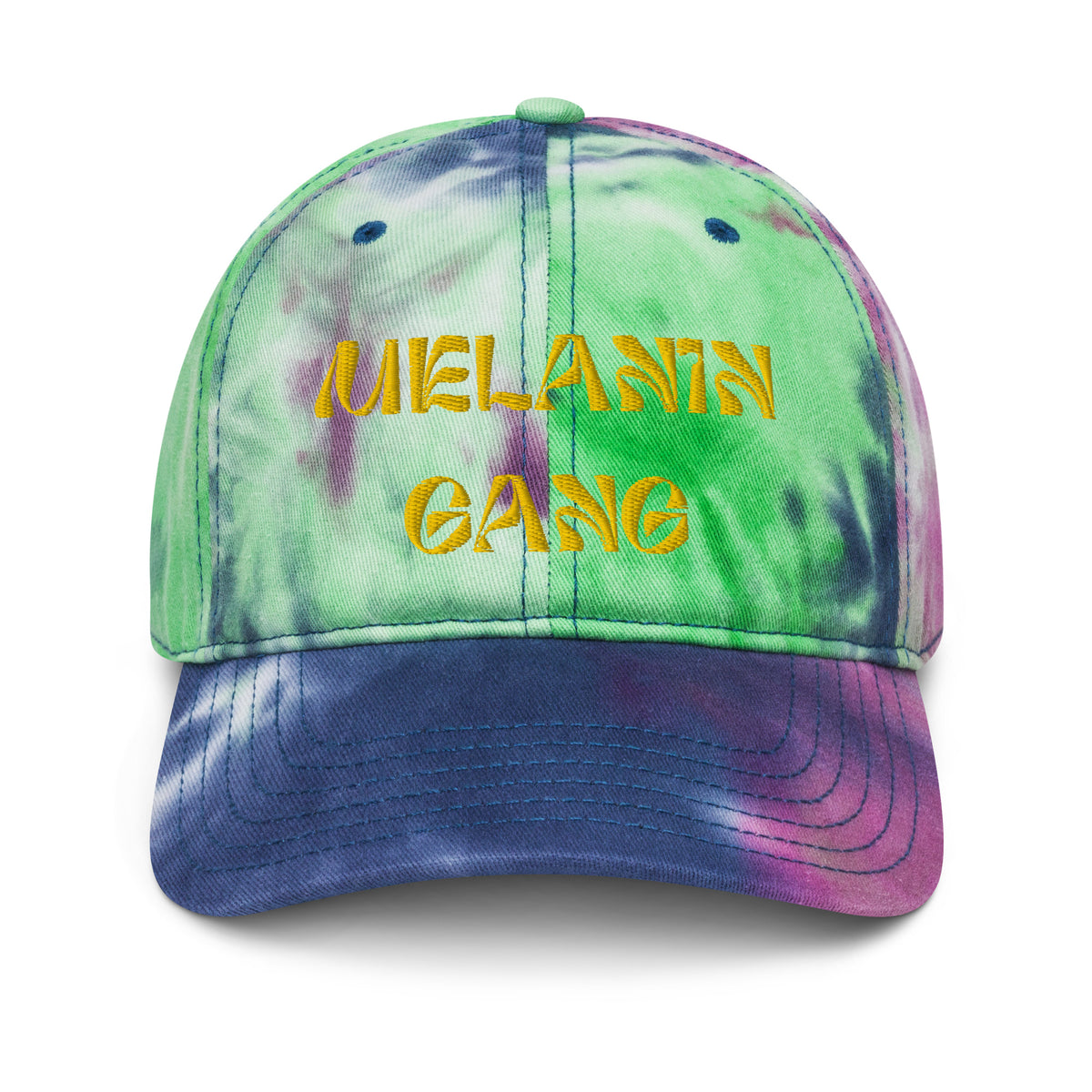 Melanin Gang Tie dye hat