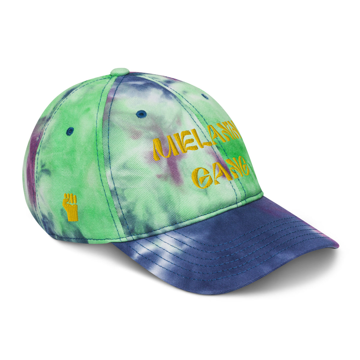 Melanin Gang Tie dye hat