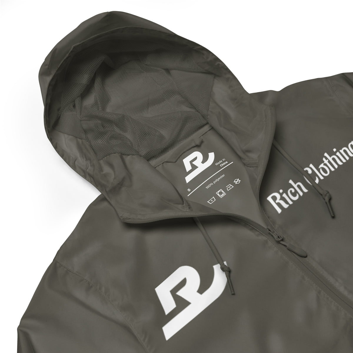 RC DTF zip up windbreaker