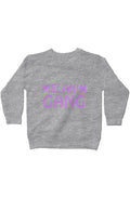 Girls Melanin Gang fleece sweatshirt