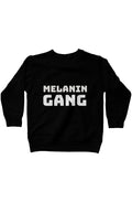 Boys Melanin Gang fleece sweatshirt