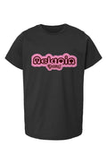 Little girls Melanin gang bubble letter Tee