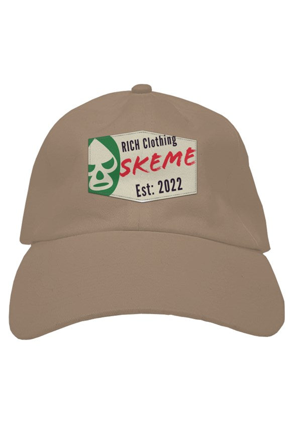 Skeme embroidered patch hat