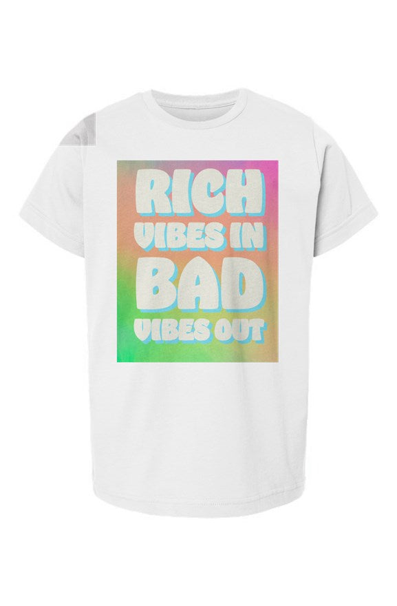 Girls Rich Vibes Tee