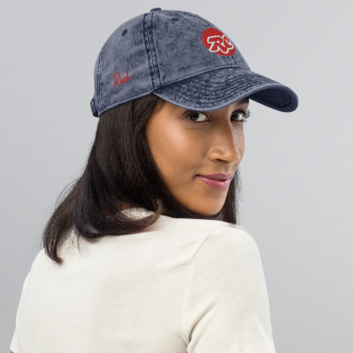 Rich Clothing Vintage Denim Hat
